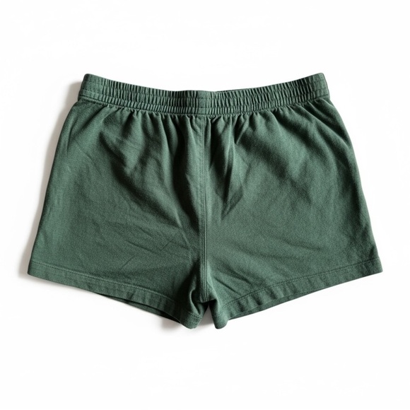 New J.Crew Linen Blend Pull-On Shorts Green Drawstring Relaxed Fit Pockets XS - Picture 4 of 6